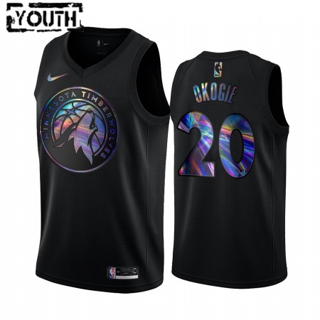 Dres Minnesota Timberwolves Josh Okogie 20 Iridescent HWC Collection Swingman - Dječji